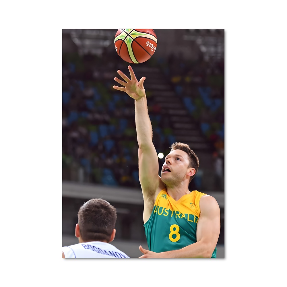 Poster Basket Émeraude – affiche Basketball